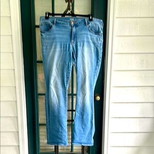 Old Navy Blue Straight Leg Jeans Classic Fit size 16